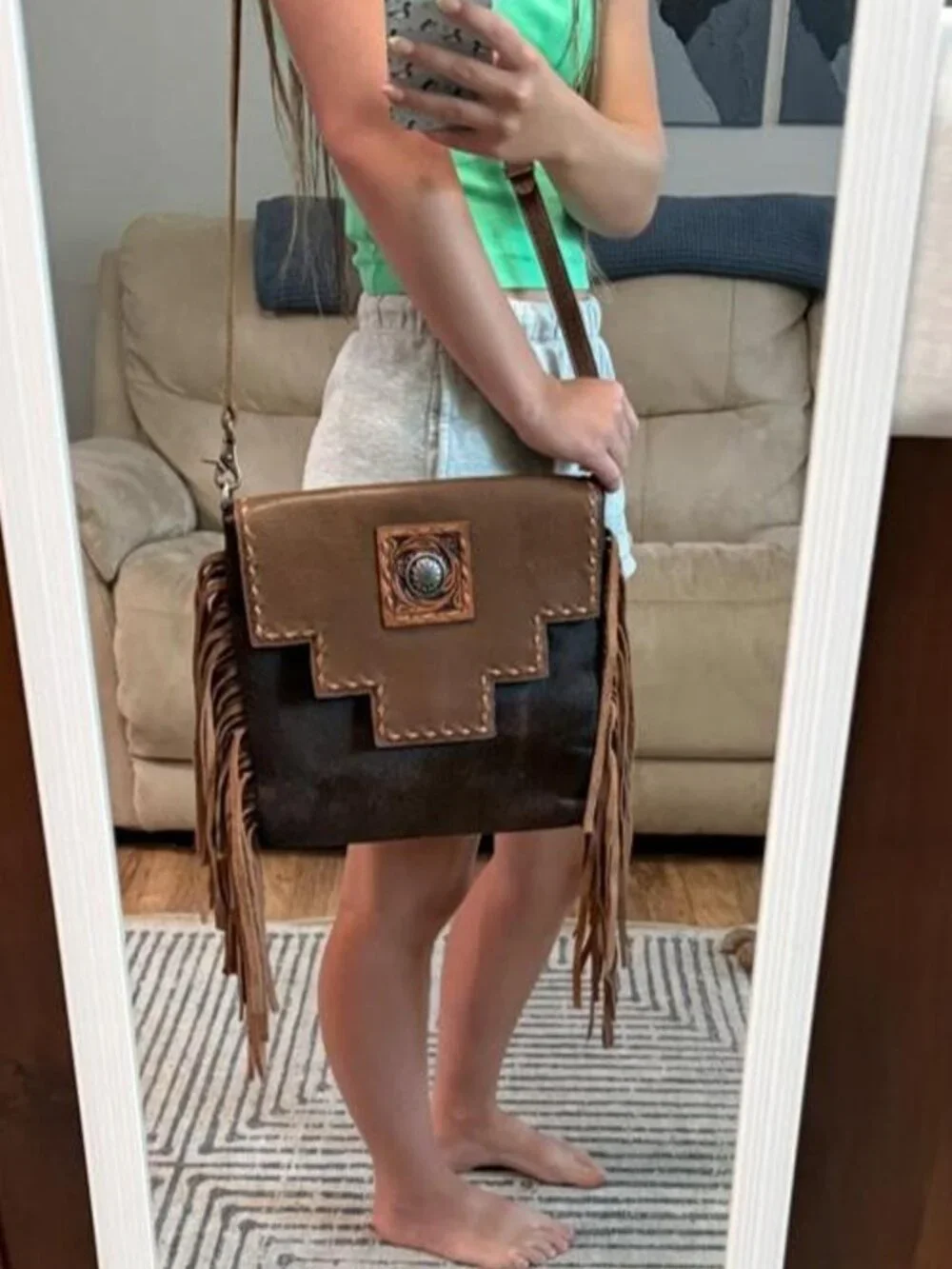Red Dirt Hat Co. Leather Crossbody
